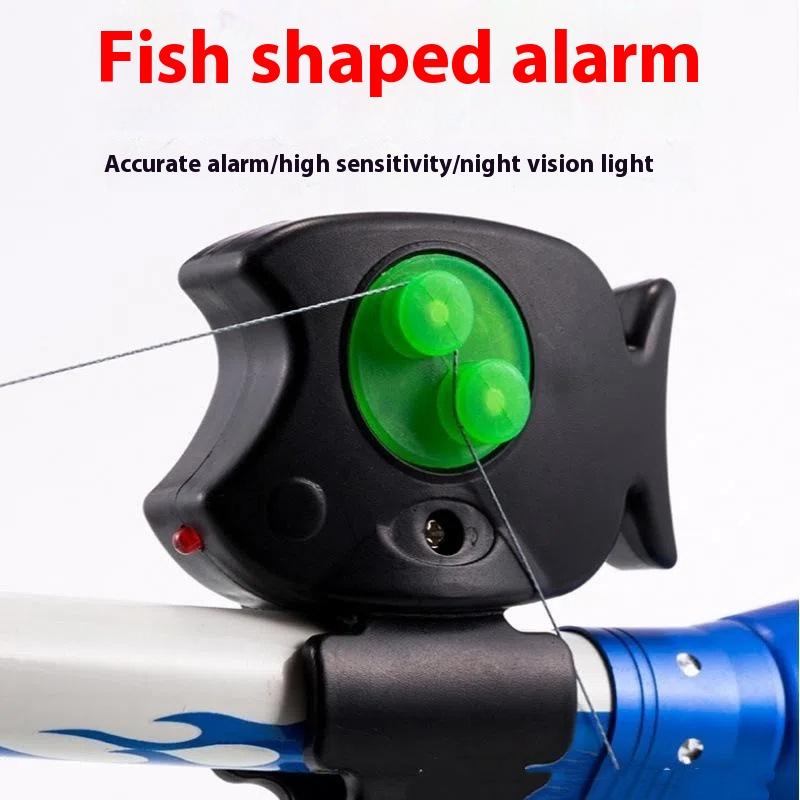 Рыболовный сигнализатор поклевки Звуковой оповещатель поклевки Колокольчик со светодиодной подсветкой Сигнализатор поклевки на удочку Сигнализатор поклевки для сома